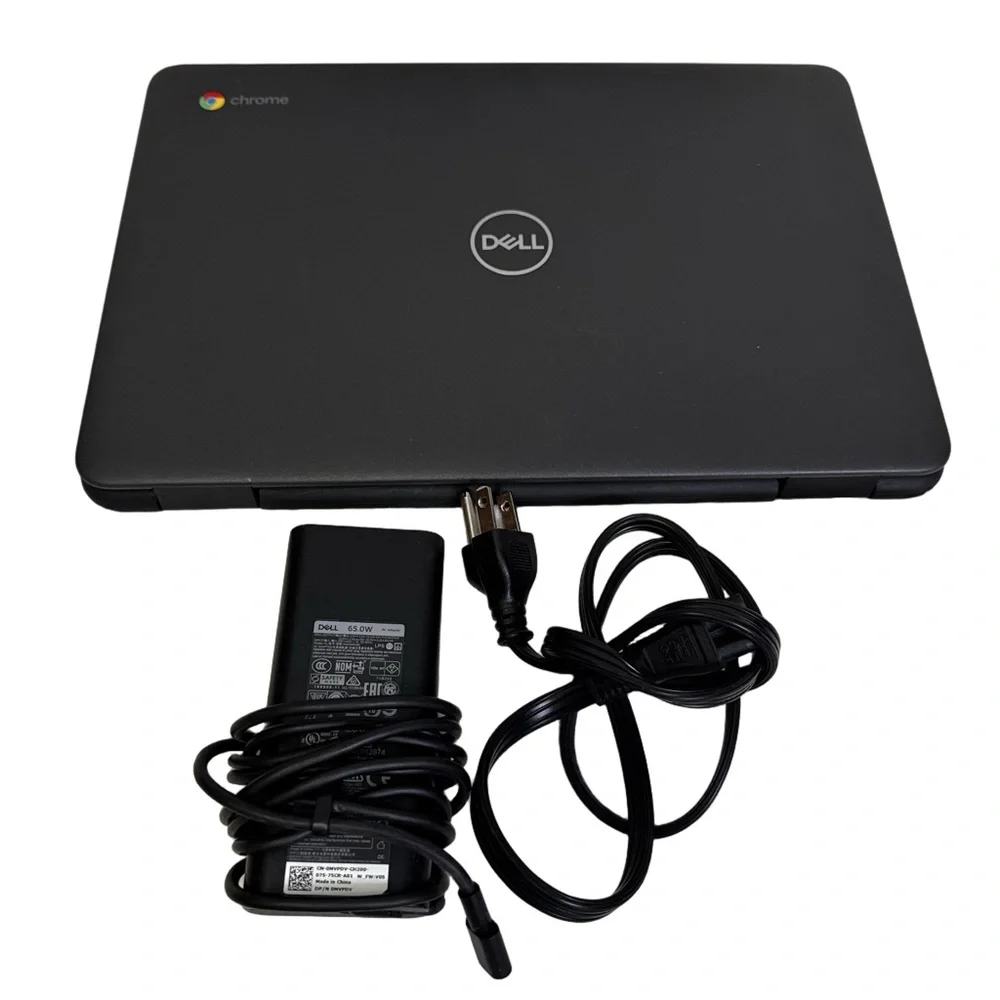 ❣️SOLD❣️Dell Chromebook 3100 Black Laptop Certified Refurbished Charger Included - Picture 1 of 11